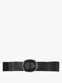 Solada Cintura elastica da donna con fibbia ovale - nero