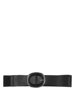 Solada Cintura elastica da donna con fibbia ovale - nero