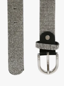 Solada Cintura larga con strass - nero