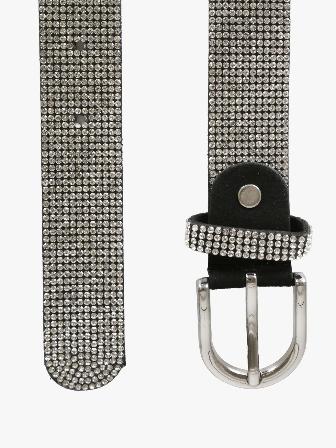 Solada Cintura larga con strass - nero
