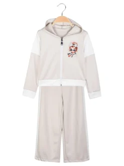 Solada Completo 2 pezzi da bambina con cappuccio e zip