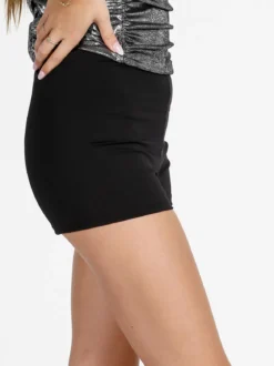 Solada Culotte donna in tessuto elasticizzato - nero