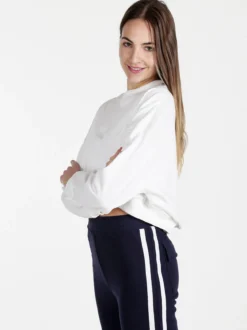 Solada Felpa cropped da donna oversize