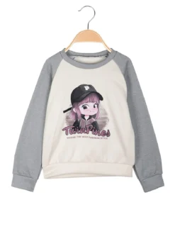 Solada Felpa girocollo da bambina con disegno