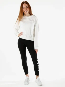 Solada Felpa oversize da donna in cotone - bianco