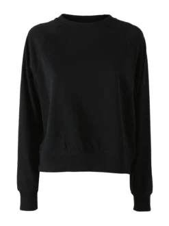 Solada Felpa oversize da donna in cotone - nero