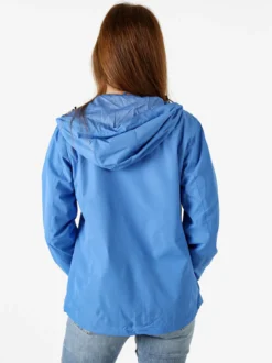 Solada Giacca a vento da donna con cappuccio - blu