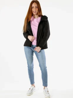 Solada Giacca a vento da donna con cappuccio - nero
