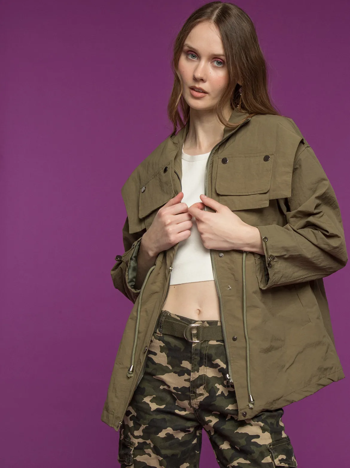 Solada Giacca a vento da donna oversize