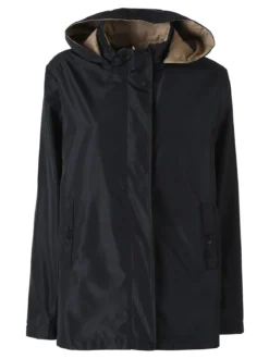 Solada Giacca a vento da donna reversibile con cappuccio - nero