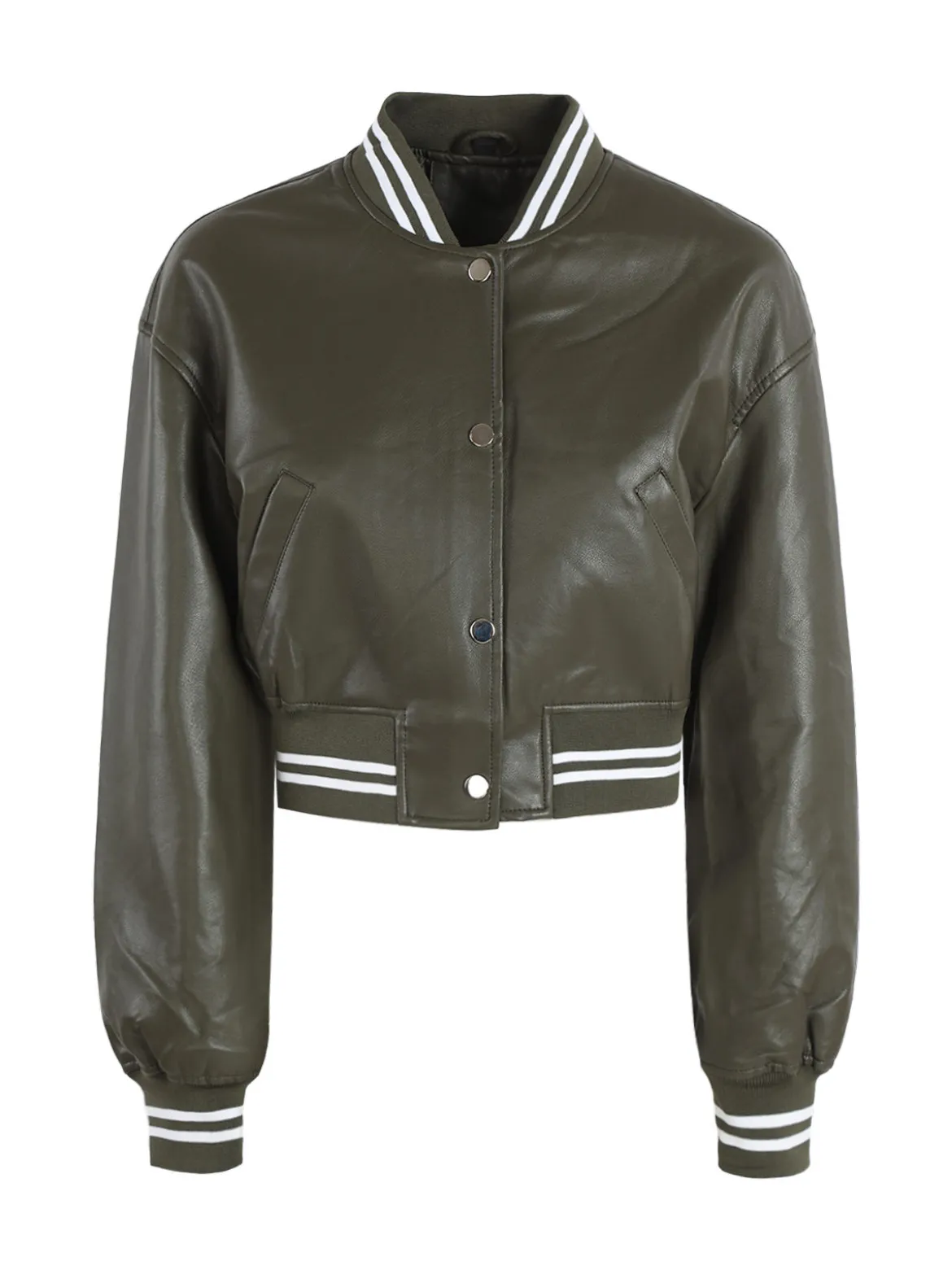 Solada Giacca bomber in ecopelle da donna