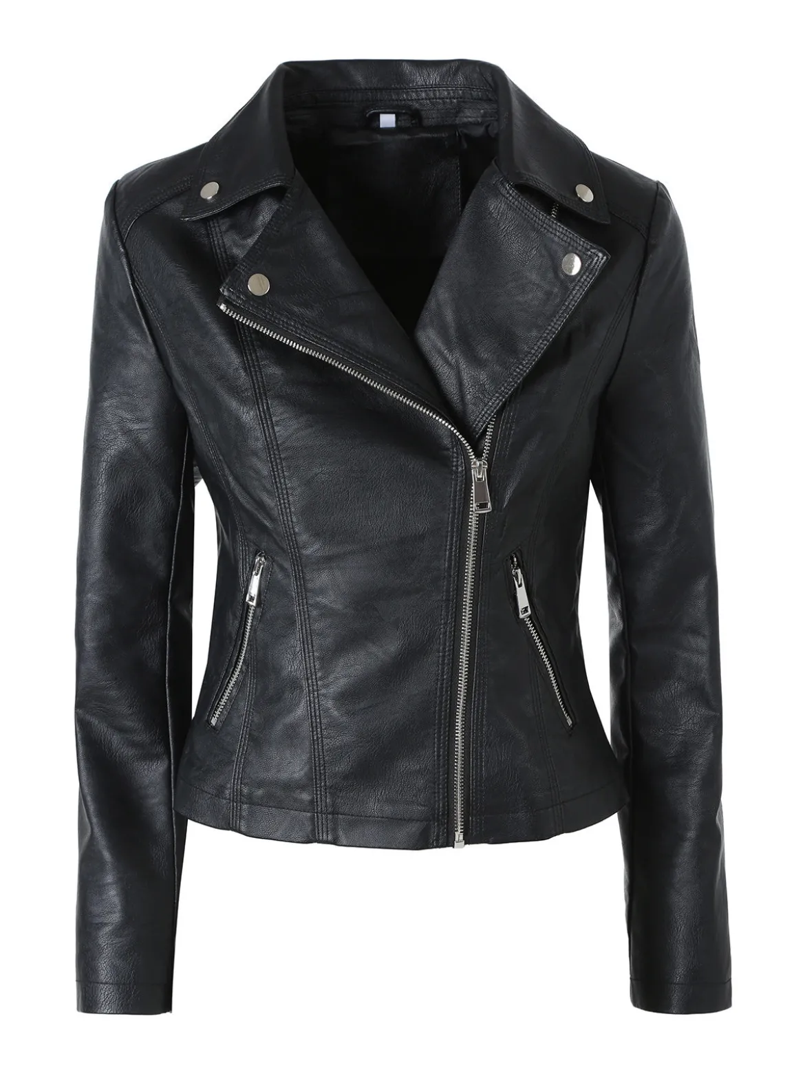 Solada Giacca da donna biker in ecopelle - nero