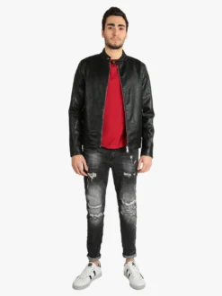 Solada Giacca da uomo in ecopelle
