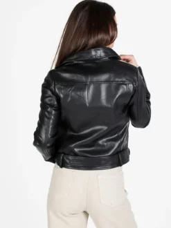 Solada Giacca donna biker in ecopelle