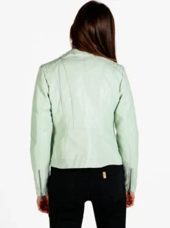 Solada Giacca donna in ecopelle con zip