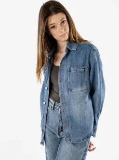 Solada Giacca donna in jeans oversize - jeans