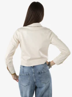 Solada Giacca donna leggera con bottoni - beige