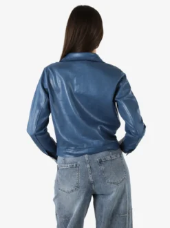 Solada Giacca donna leggera con bottoni - blu