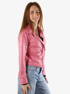 Solada Giacca donna leggera con bottoni - rosa