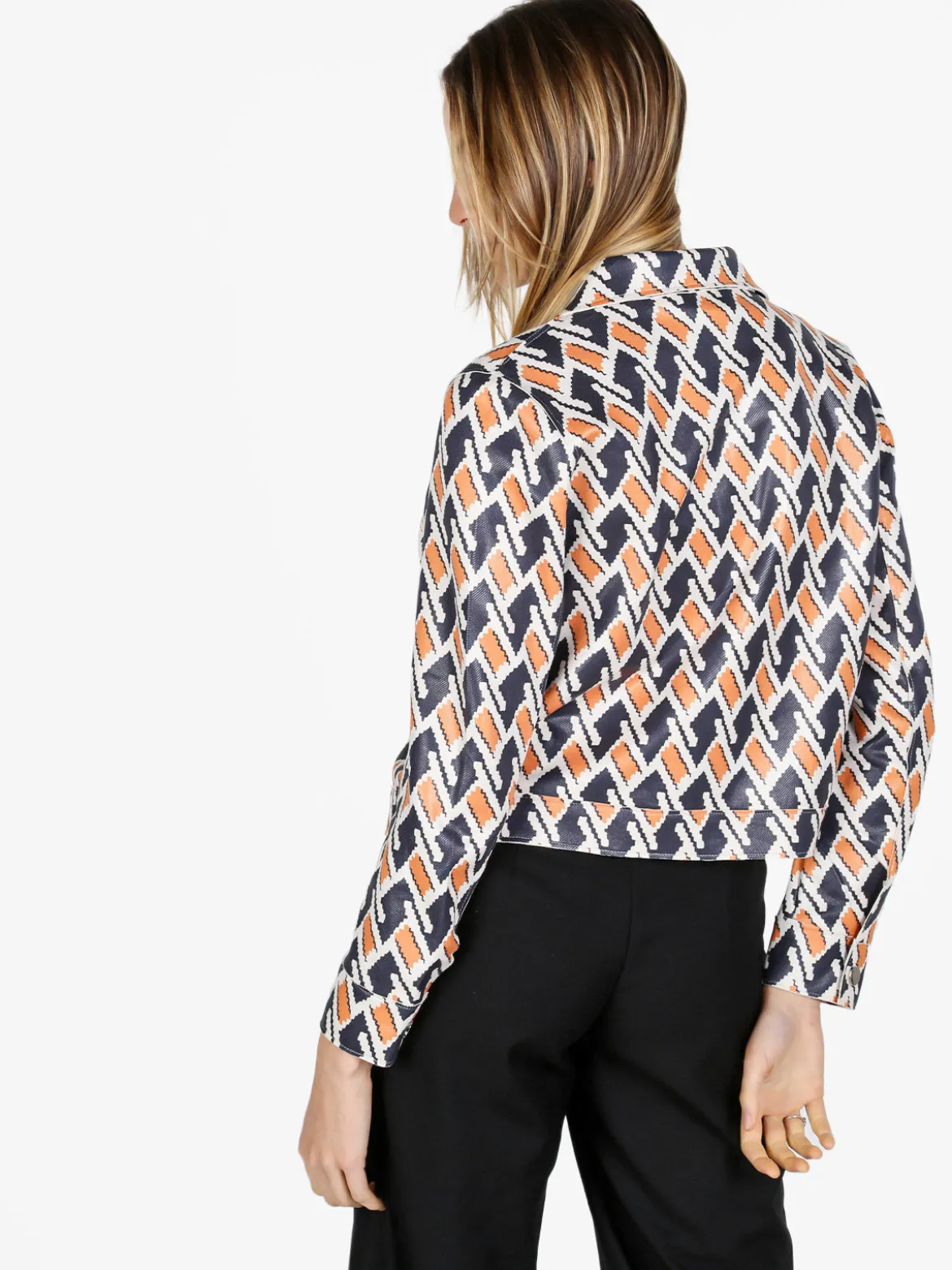 Solada Giacca donna oversize con stampe