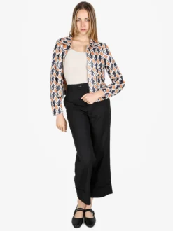 Solada Giacca donna oversize con stampe