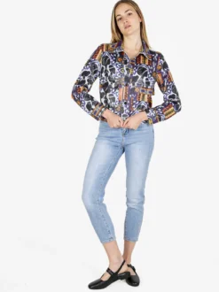 Solada Giacca donna oversize con stampe