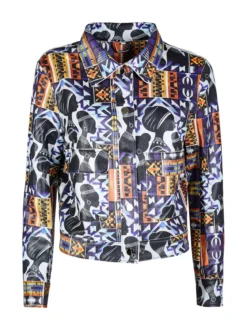 Solada Giacca donna oversize con stampe