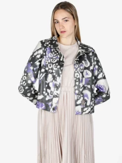 Solada Giacca donna oversize con stampe