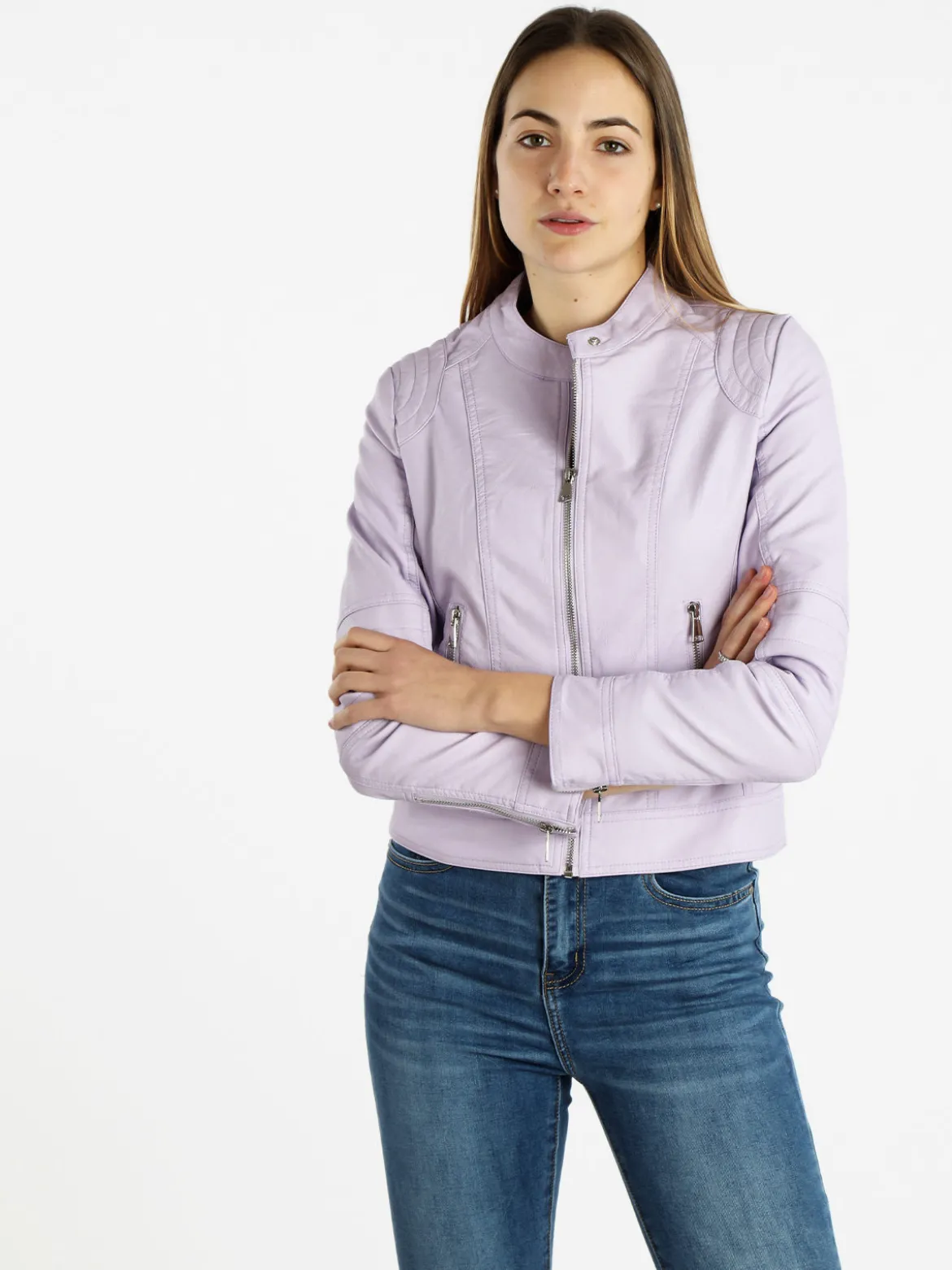 Solada Giacca in ecopelle da donna