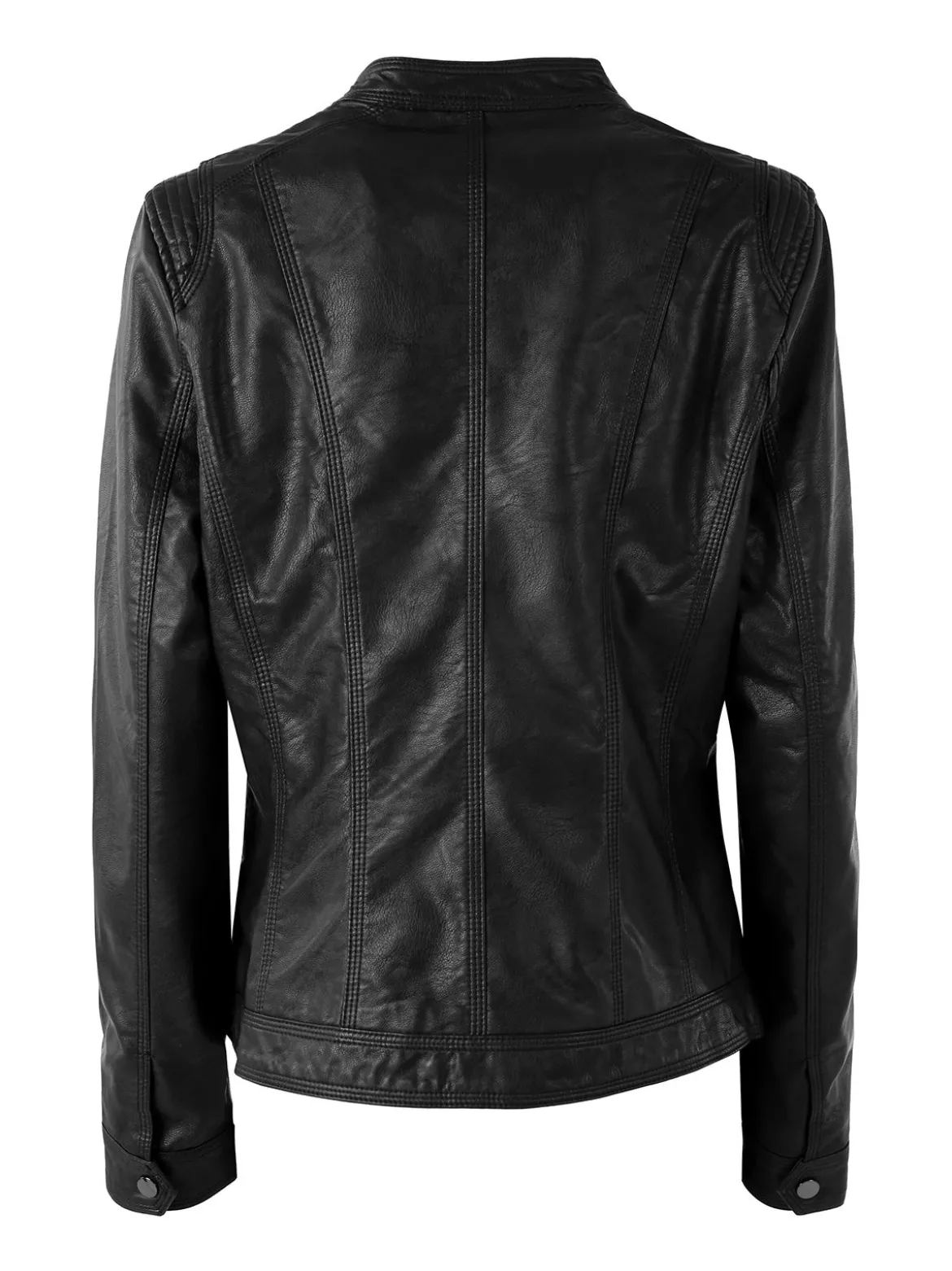 Solada Giacca in ecopelle da donna taglie grandi - nero