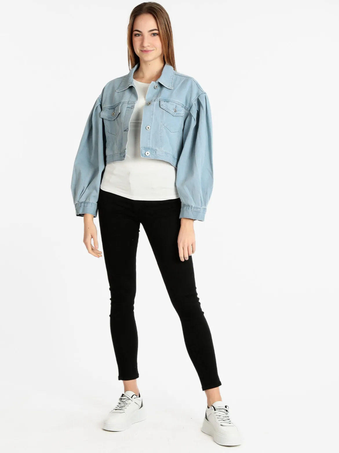 Solada Giacca in jeans donna oversize