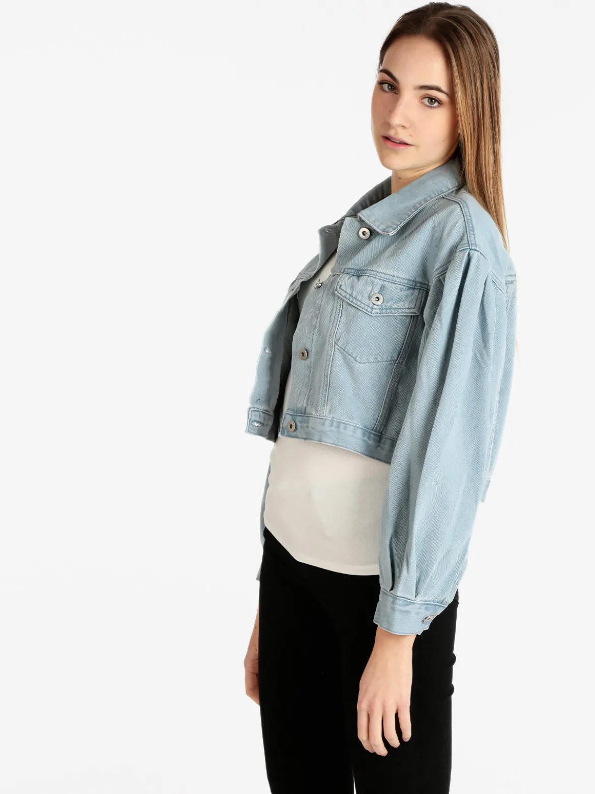 Solada Giacca in jeans donna oversize