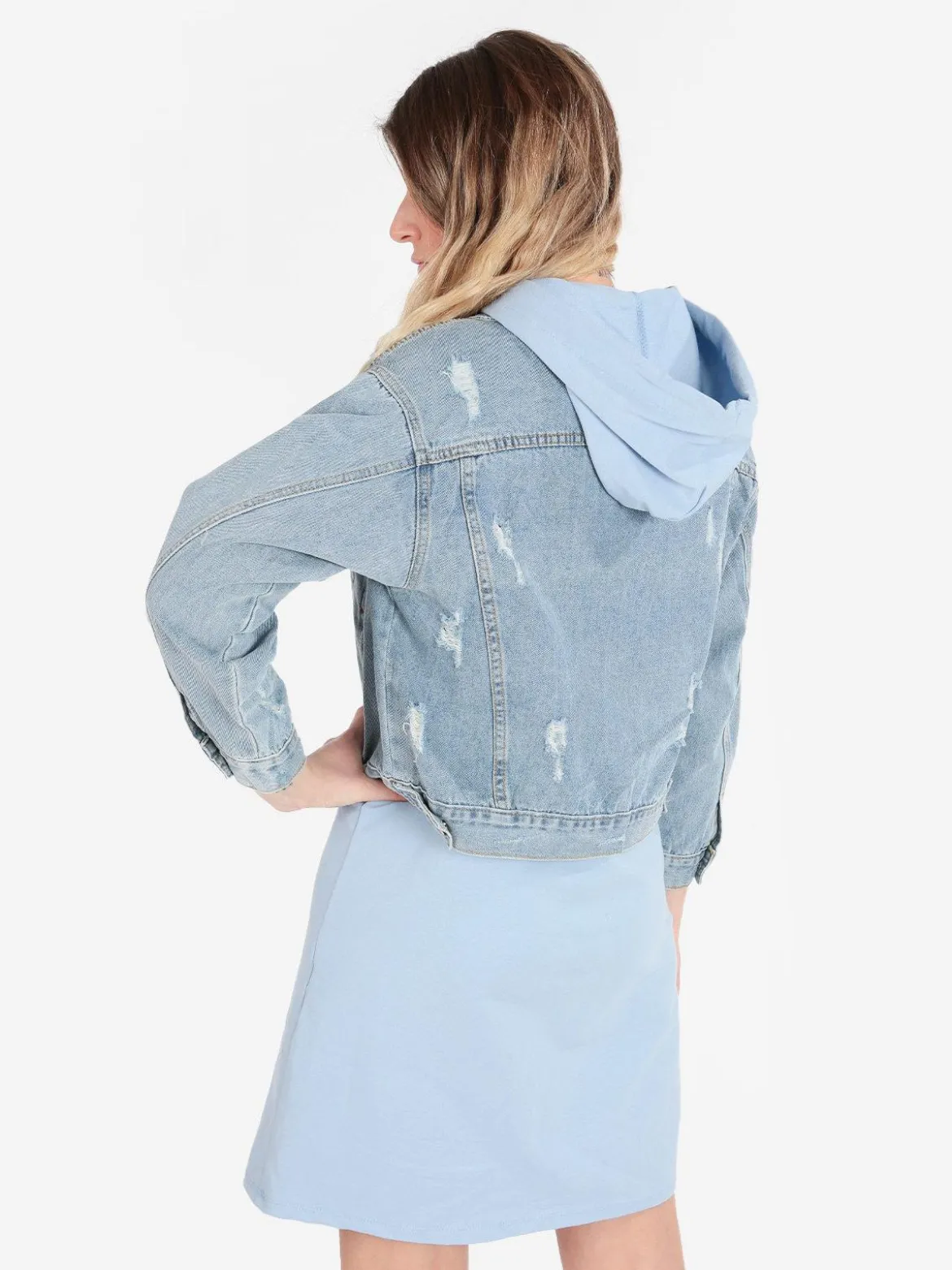 Solada Giacca in jeans oversize donna