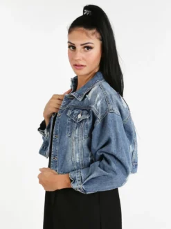 Solada Gicca denim corta con strappi