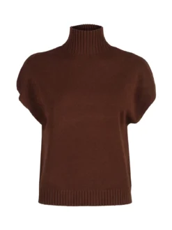 Solada Gilet donna dolcevita in maglia - mro