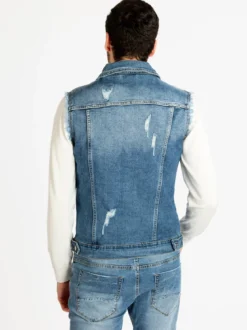 Solada Gilet in jeans da uomo