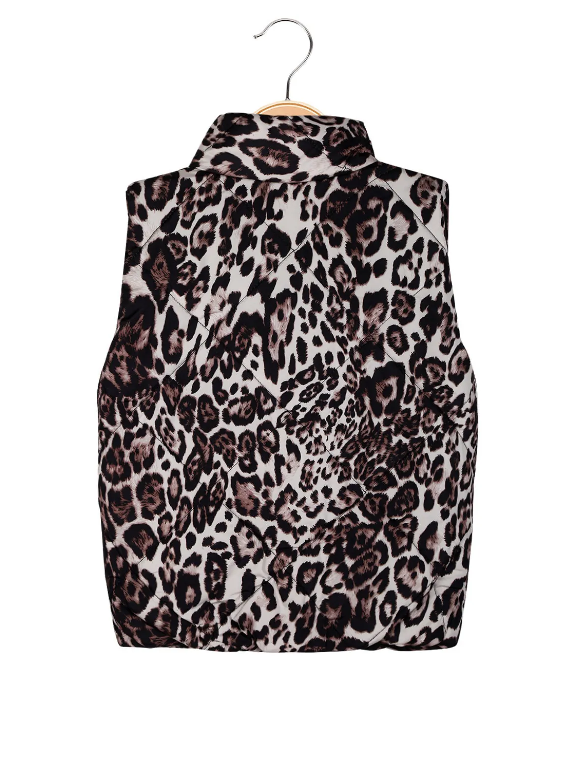 Solada Gilet maculato da bambina con zip