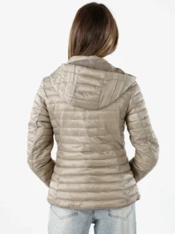 Solada Giubbino donna 100 grammi reversibile con cappuccio - beige