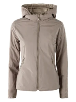 Solada Giubbino donna 100 grammi reversibile con cappuccio - beige