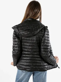 Solada Giubbino donna 100 grammi reversibile con cappuccio - nero