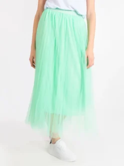 Solada Gonna lunga in tulle plissettato
