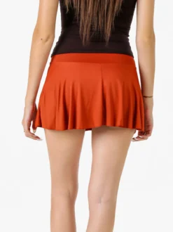 Solada Gonna pantalone da donna a ruota - cuoio