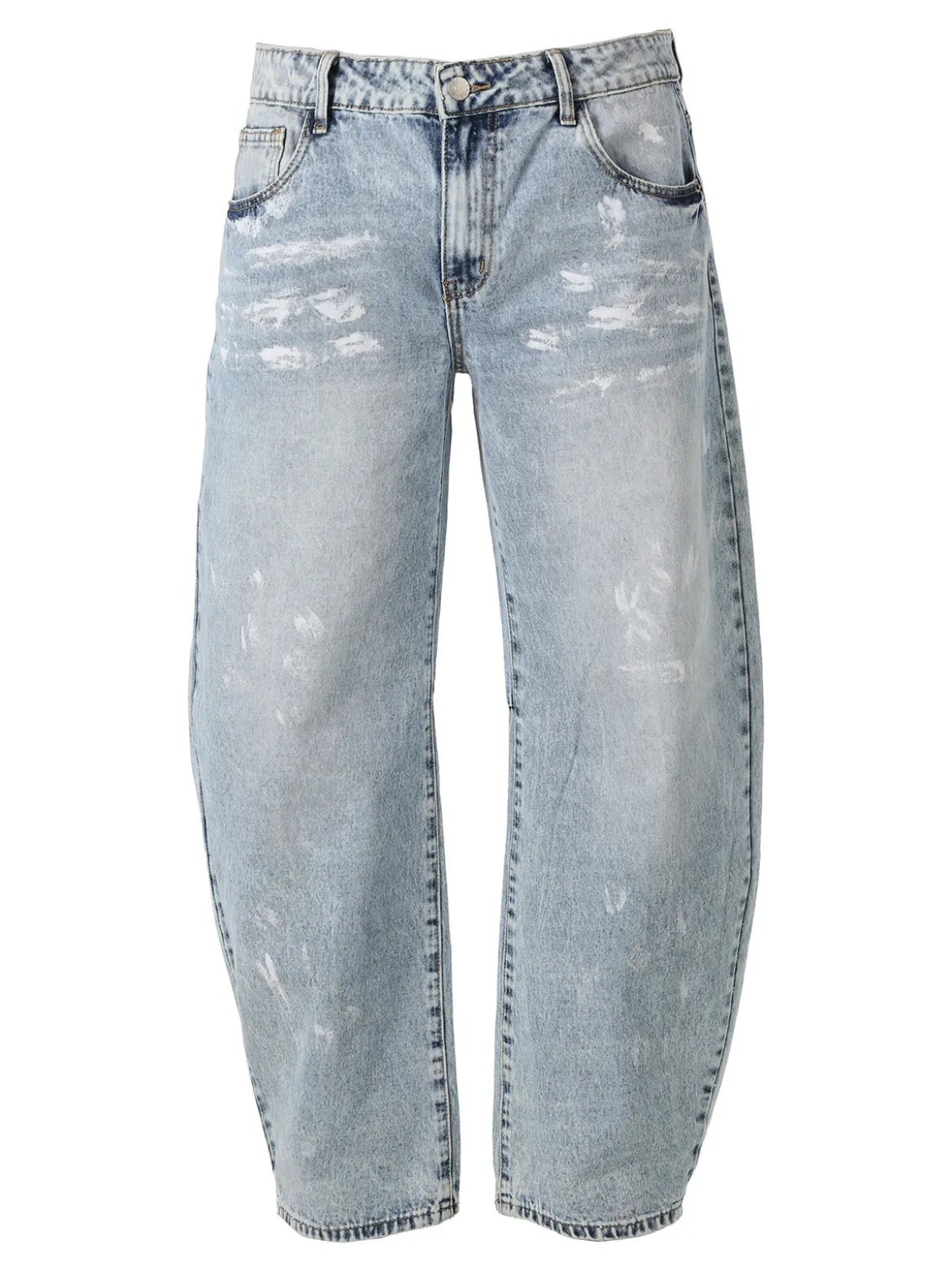Solada Jeans baggy da uomo con dettagli effetto vernice - jeans