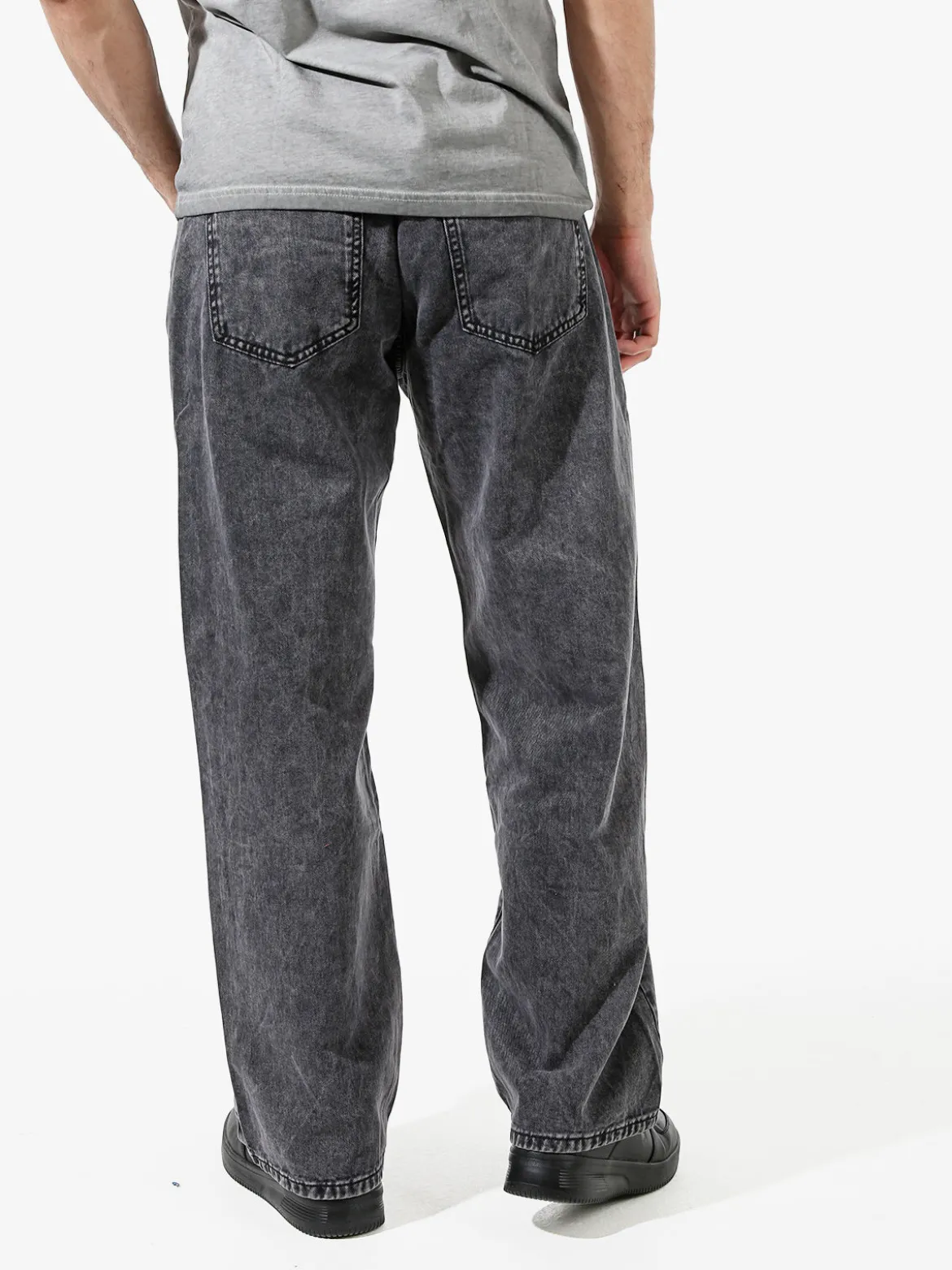 Solada Jeans baggy da uomo - nero