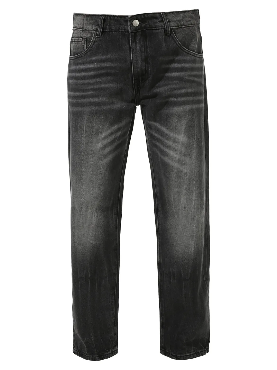Solada Jeans da uomo a gamba larga con sfumatura - nero