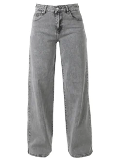 Solada Jeans donna baggy - grigio