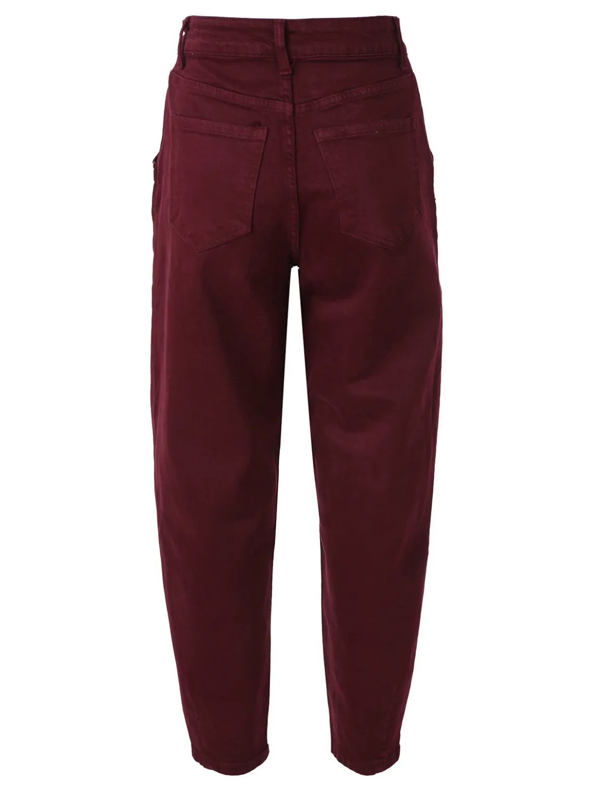Solada Jeans donna balloon - bordeaux