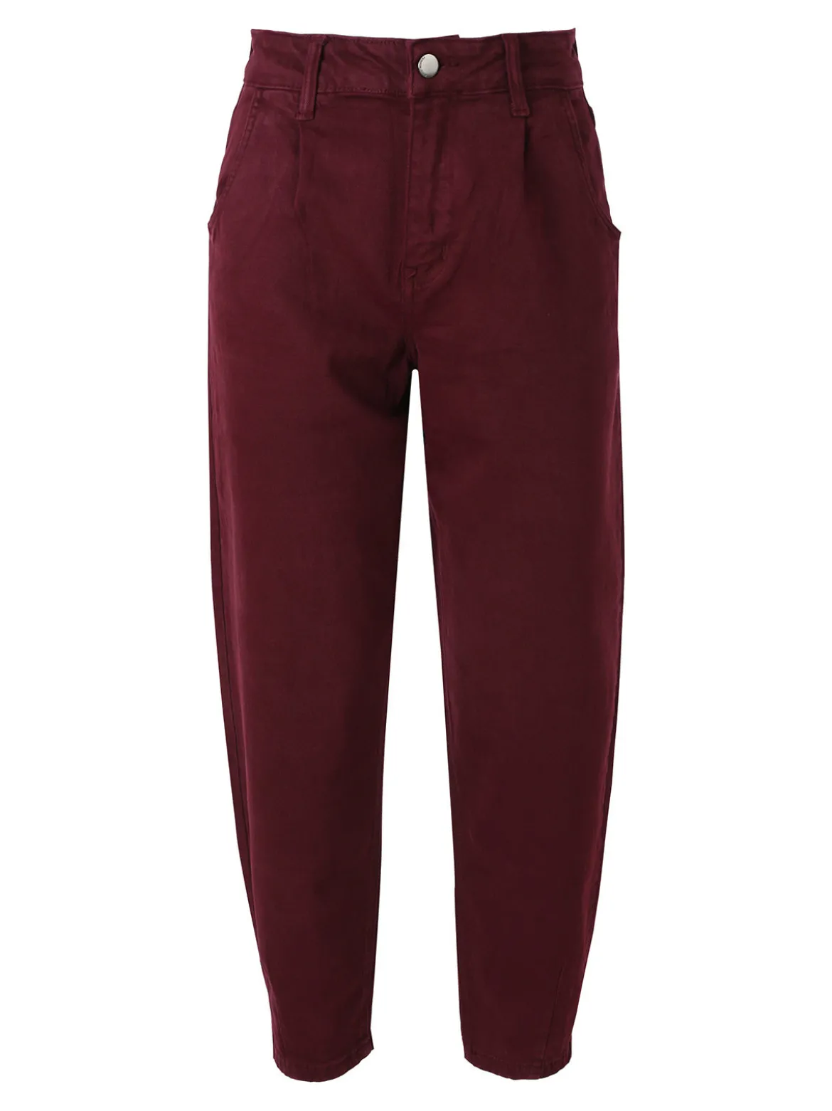 Solada Jeans donna balloon - bordeaux