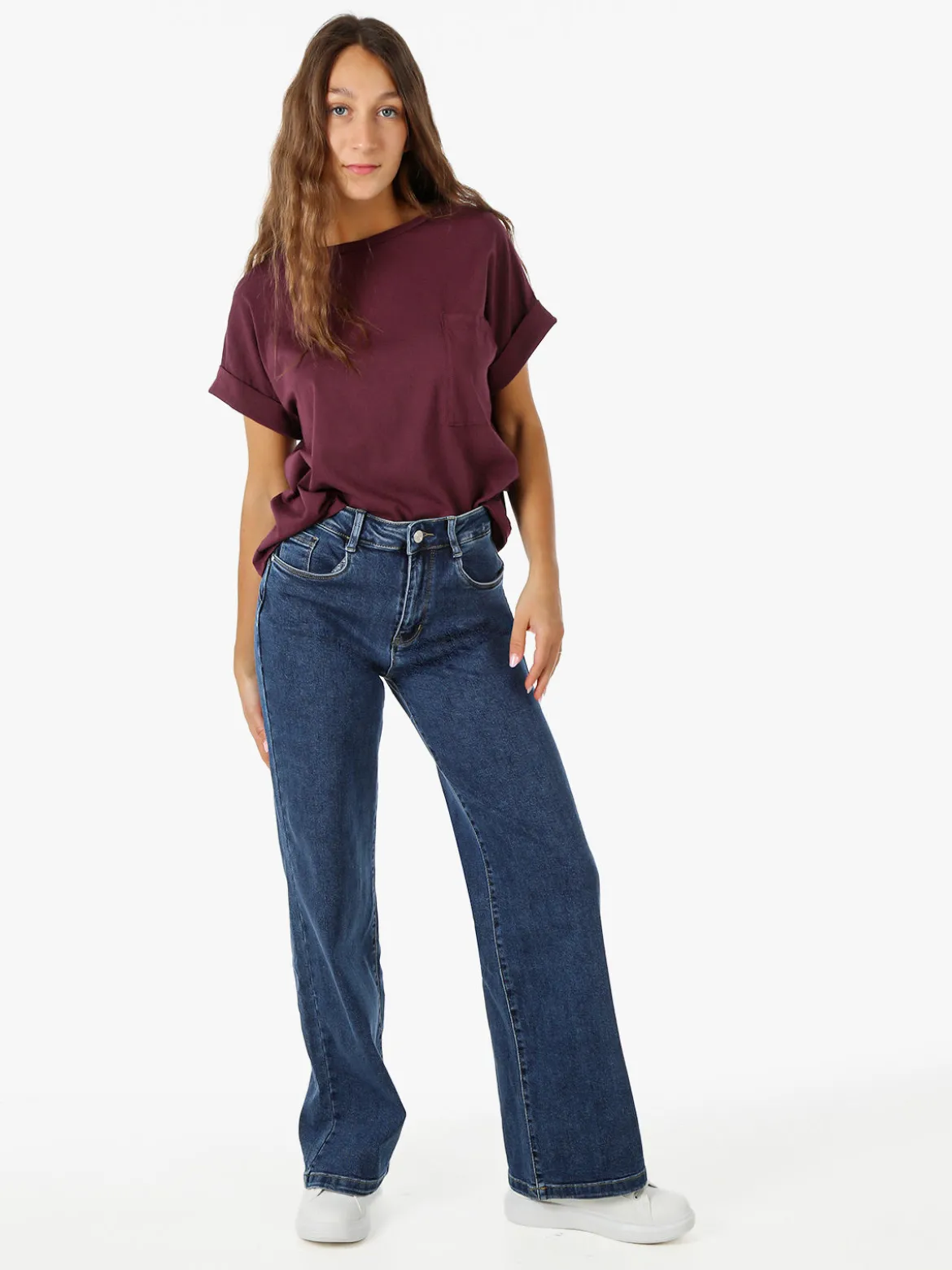 Solada Jeans donna wide leg - jeans