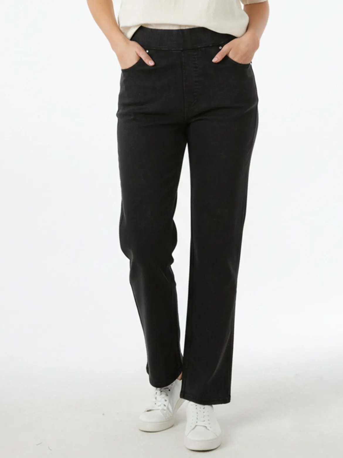 Solada Jeggings donna elasticizzati taglie grandi - nero